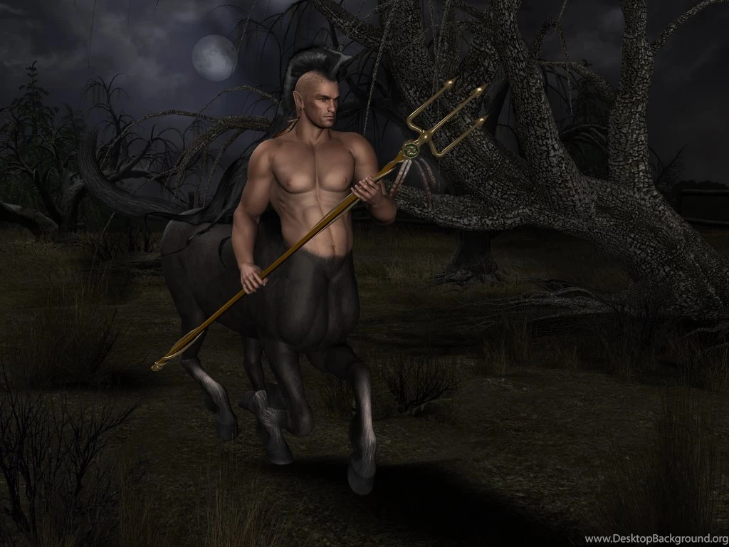 Strong Centaur With Trident: Mythical Creatures Wallpapers ...