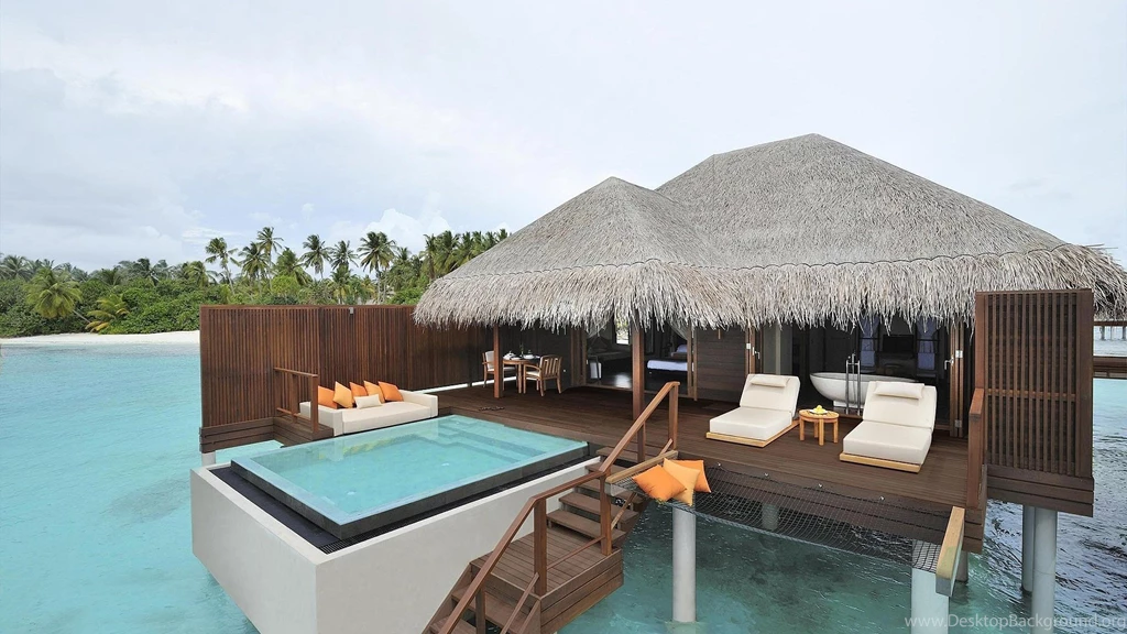 1920x1080 Maldives Hotel Bungalow Wallpapers
