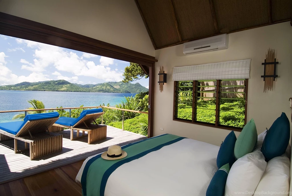 Beach Bungalow On Fiji HD Desktop Wallpapers : Widescreen : High ...