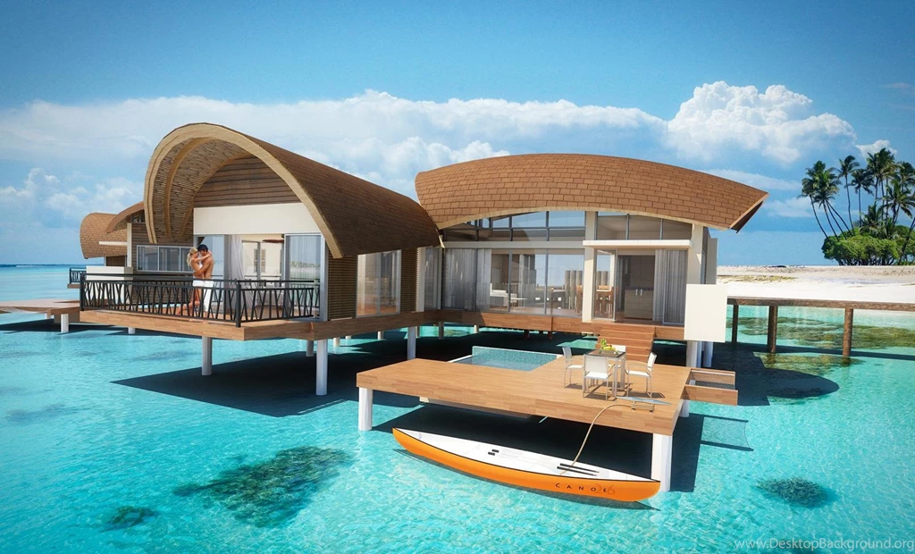 Beach Bungalow HD Wallpapers For iPhone