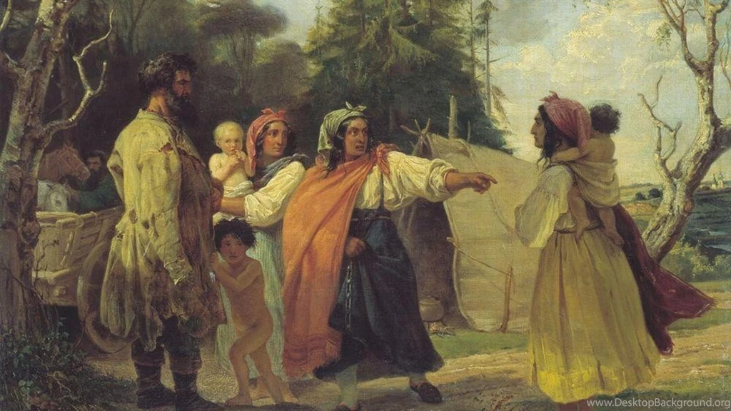 Paintings Gypsy Artwork Camp François Nicholas Riss Wallpapers ...