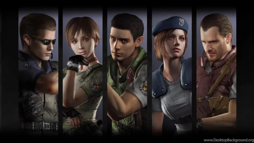 Download Free Resident Evil HD Remaster Characters