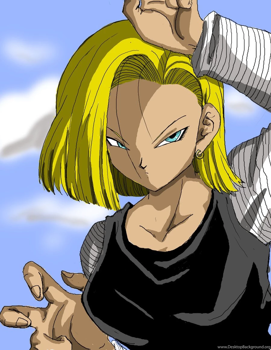 Android 18. :Techno: By Moxie2D On DeviantArt