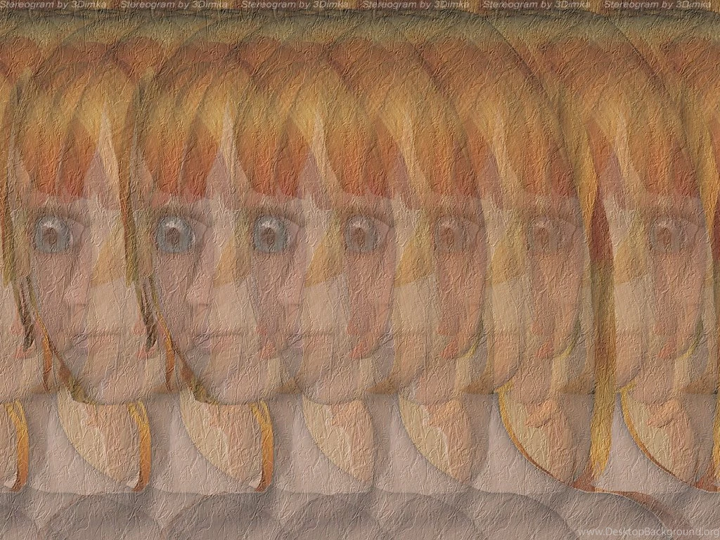 Aiko Portrait. Stereogram. By 3Dimka On DeviantArt
