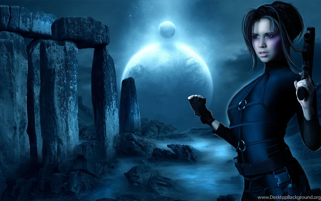 Digital Art: Digital Lady, Desktop Wallpapers Nr. 56421 By Striker