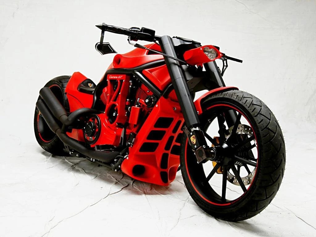 Custom Wallpaper, Red Bike HD Wallpapers