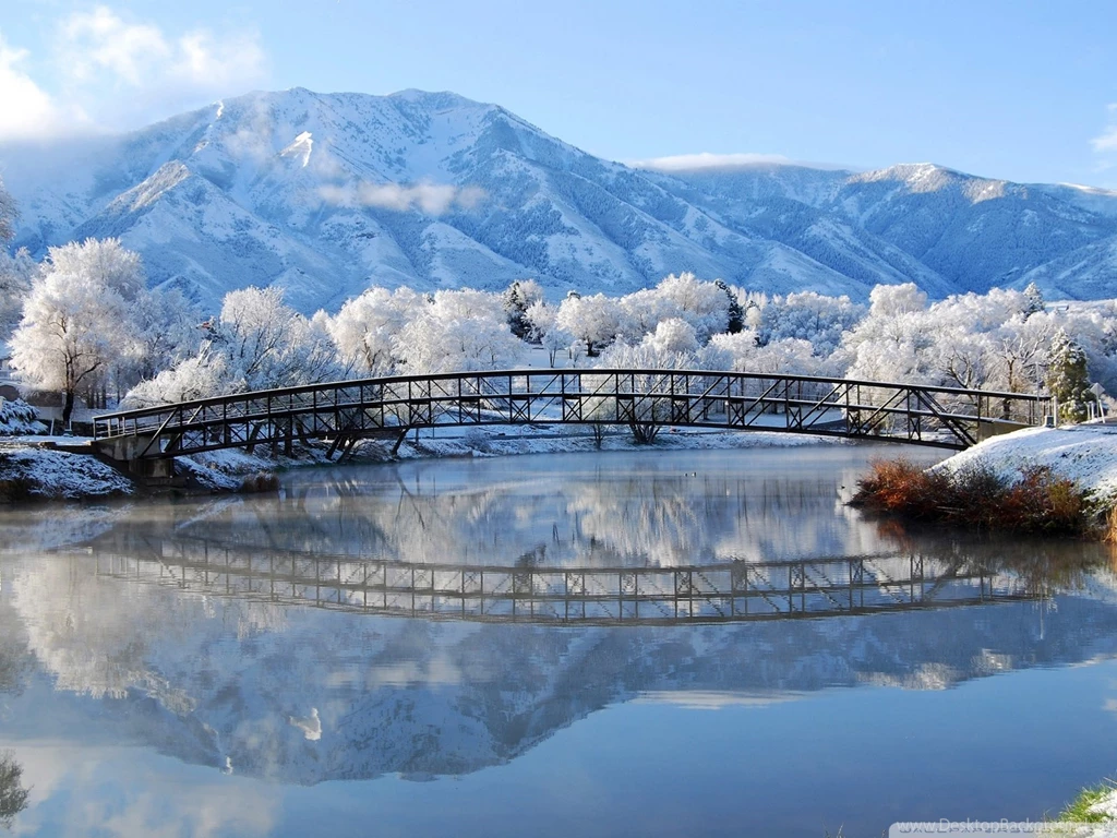 Beautiful Winter Scene HD Desktop Wallpapers : Widescreen : High ...