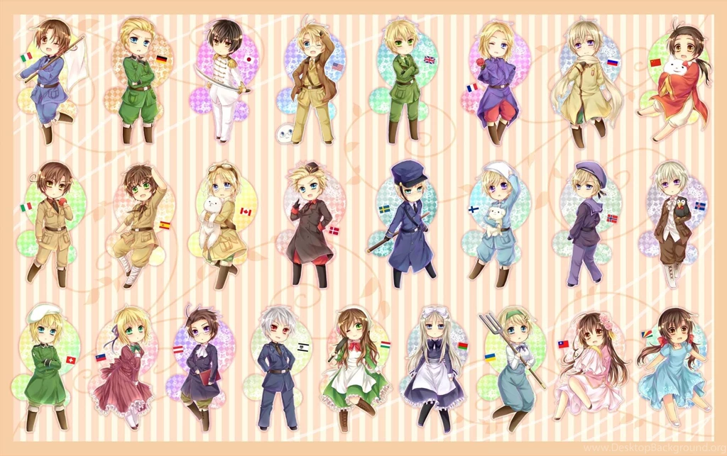 Chibi Nations Hetalia Wallpapers