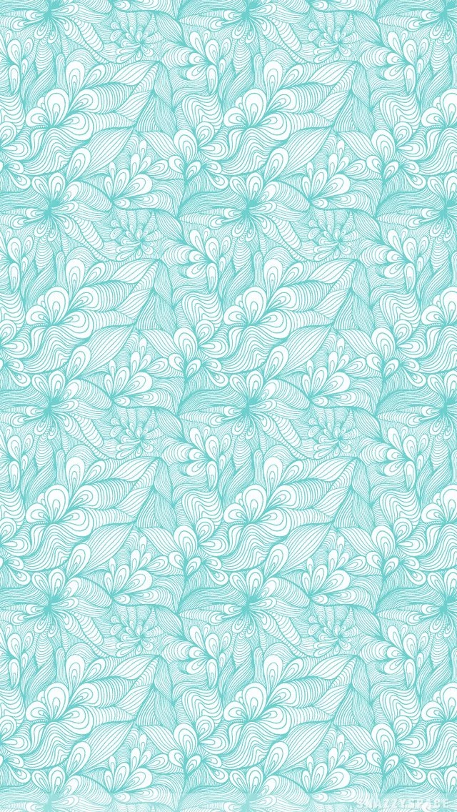 Teal Floral Wallpapers Wallpapers Zone