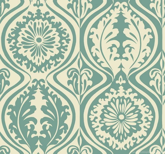 Teal Nn4025 Damask Contempo Wallpapers By Seabrook
