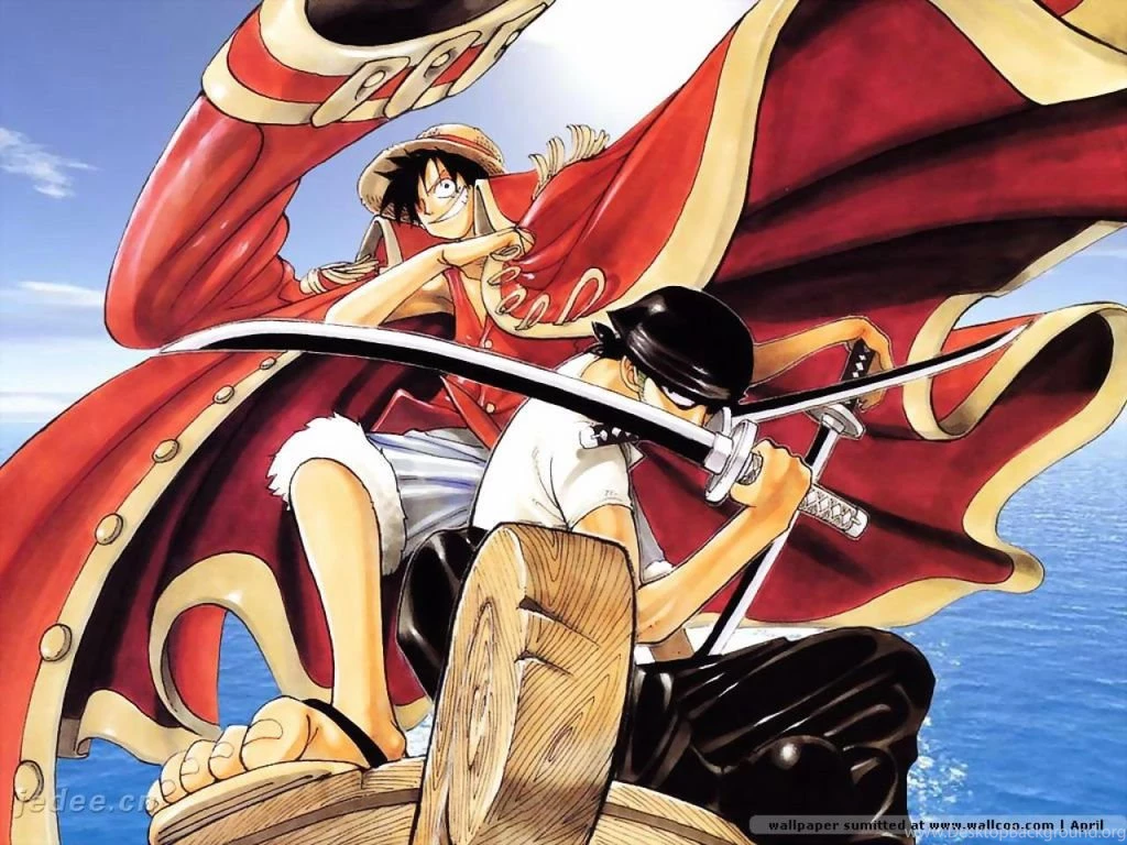 Wallpapers One Piece Luffy Nami Zolo Cartoon The Free 1024x768 ...