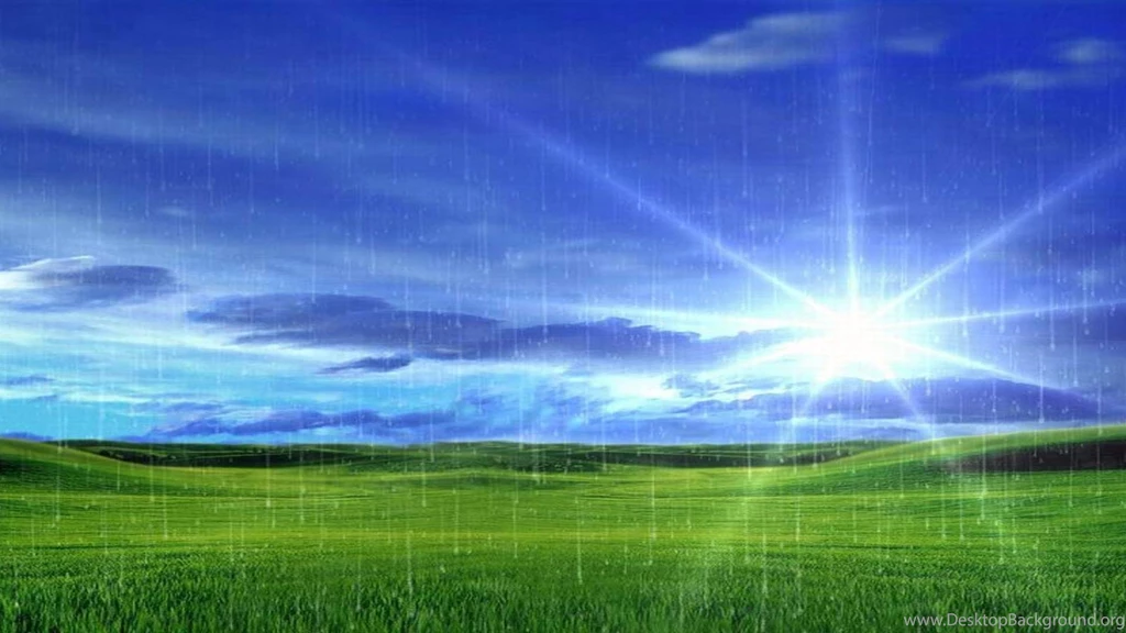 Rainy Shiny Bliss Blue Sky And Awesome Grass HD Wallpapers ...
