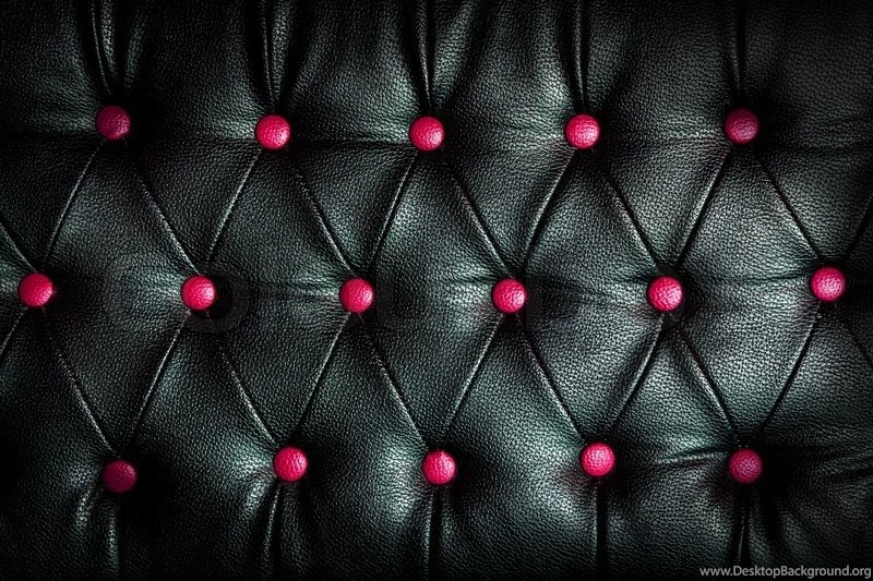 Abstract Black Leather Against Pink Dot Backgrounds