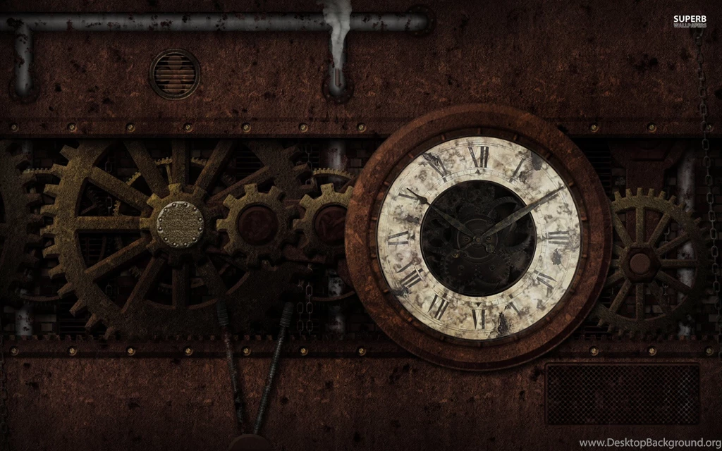 Wallpapers Steampunk Clock 1920x1200