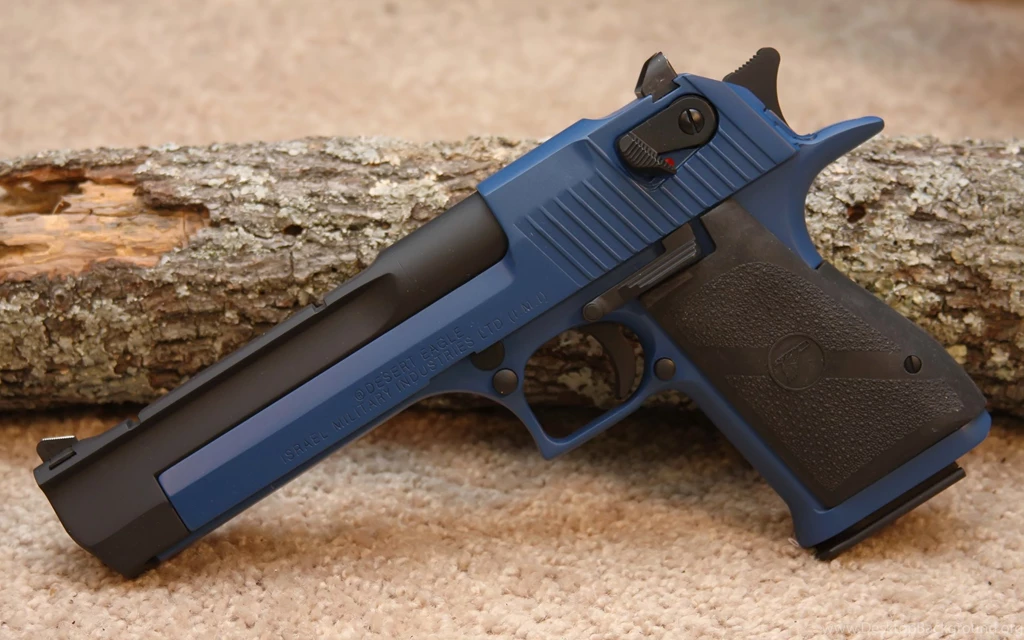 2 Wallpapers Gun, Handgun, Pistol, Desert Eagle, Blue Wallpapers ...