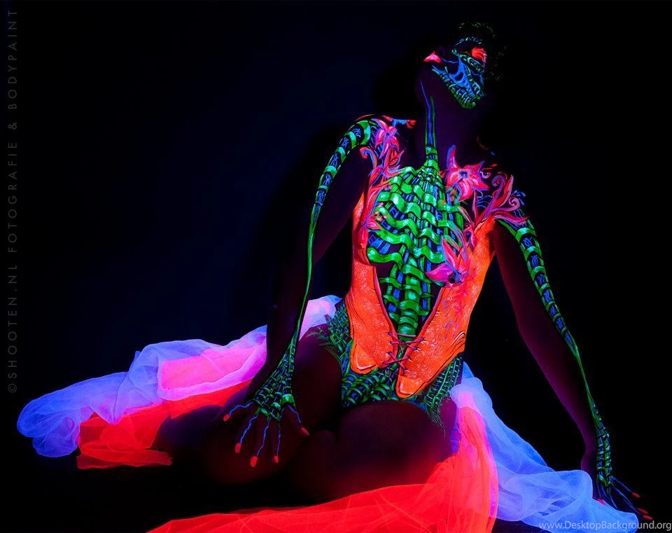 Glow In The Dark Wallpapers Also Glow In The Dark Neon Splatter ...