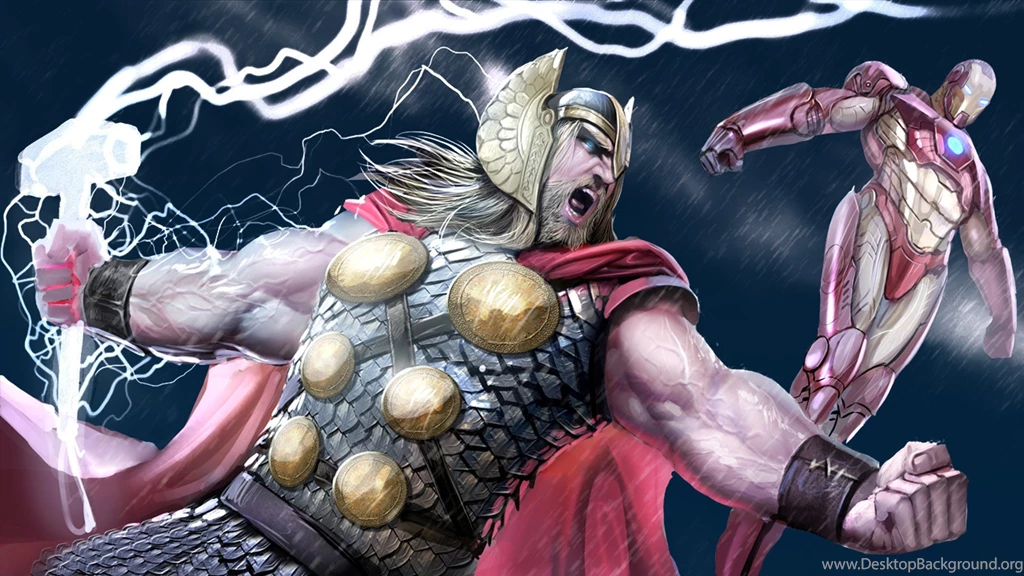Iron Man Thor Storm Marvel Comics Mjolnir Comic Wallpapers ...