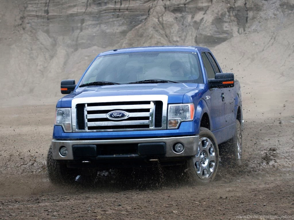 2012 Ford F 150 In Blue Near Mountains Wallpaper, Ford F 150 ...