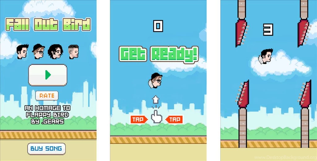Fall Out Boy And Flappy Bird Collide In New Game On Windows Phone ...