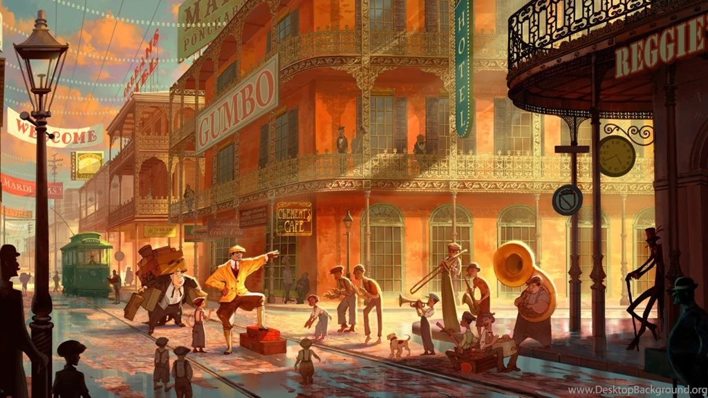 The Princess And The Frog Art Wallpapers