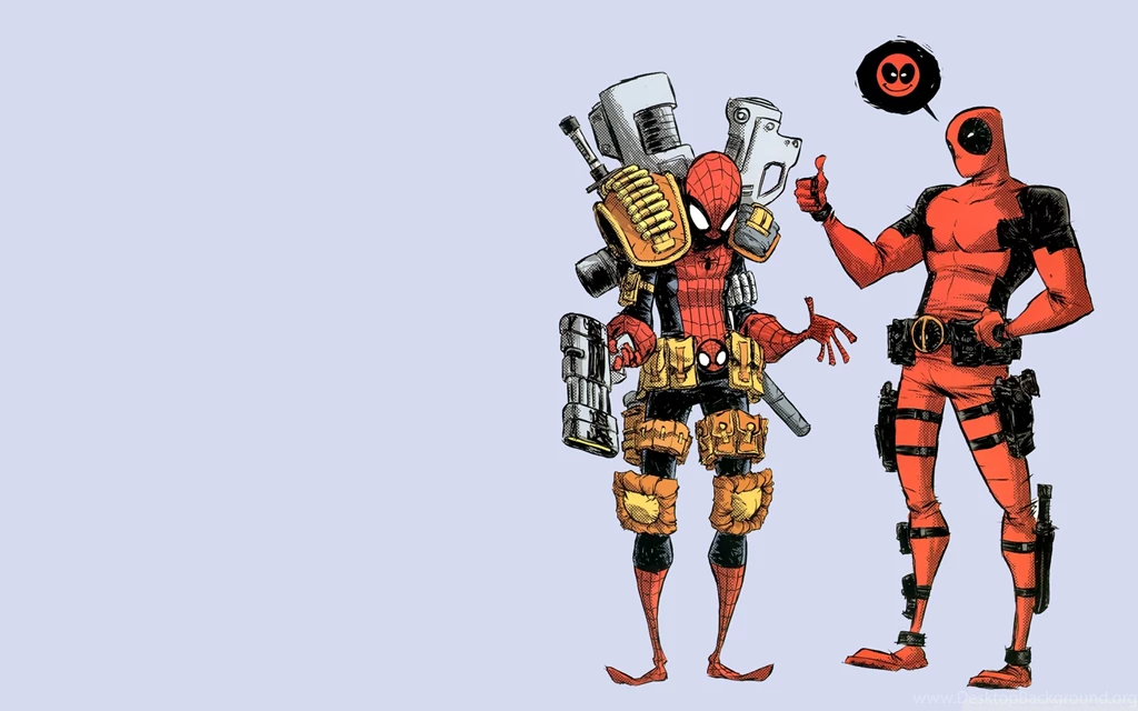 Deadpool And Spiderman HD Desktop Wallpapers : High Definition ...