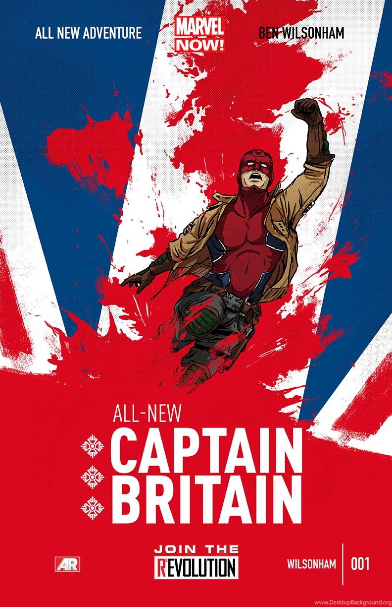 Captain Britain Cover By Ben Wilsonham On DeviantArt