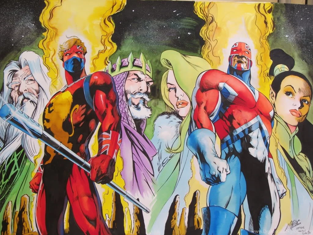 Bowen Designs: Captain Britain Page 3 STATUE M A R V E L S