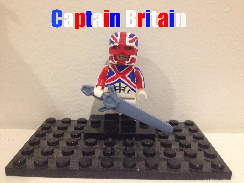 Custom Lego Captain Britain