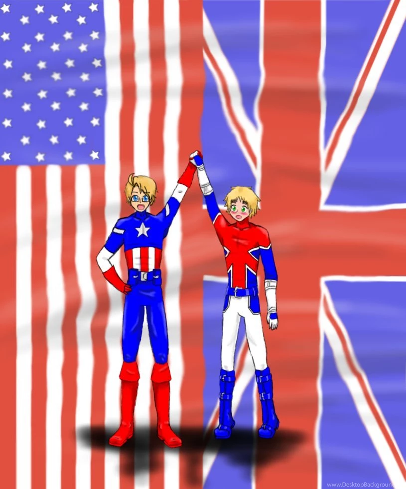 USUK Captain America And Captain Britain By BlueEmperorButterfly ...