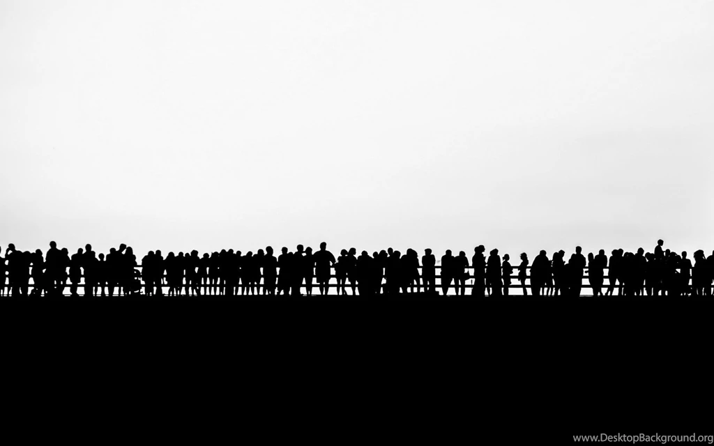 Silhouette Bridge People Hd Wallpapers Wallpapers