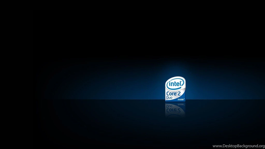 Intel Processor Core 2 Duo Logo Desktop Wallpapers
