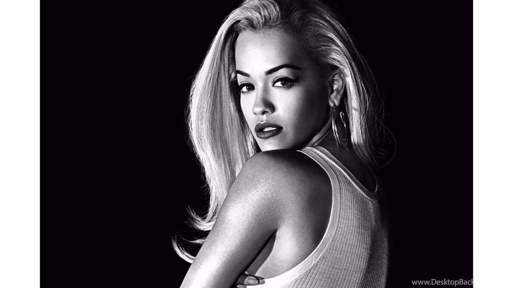 Black And White 4K Rita Ora Wallpapers