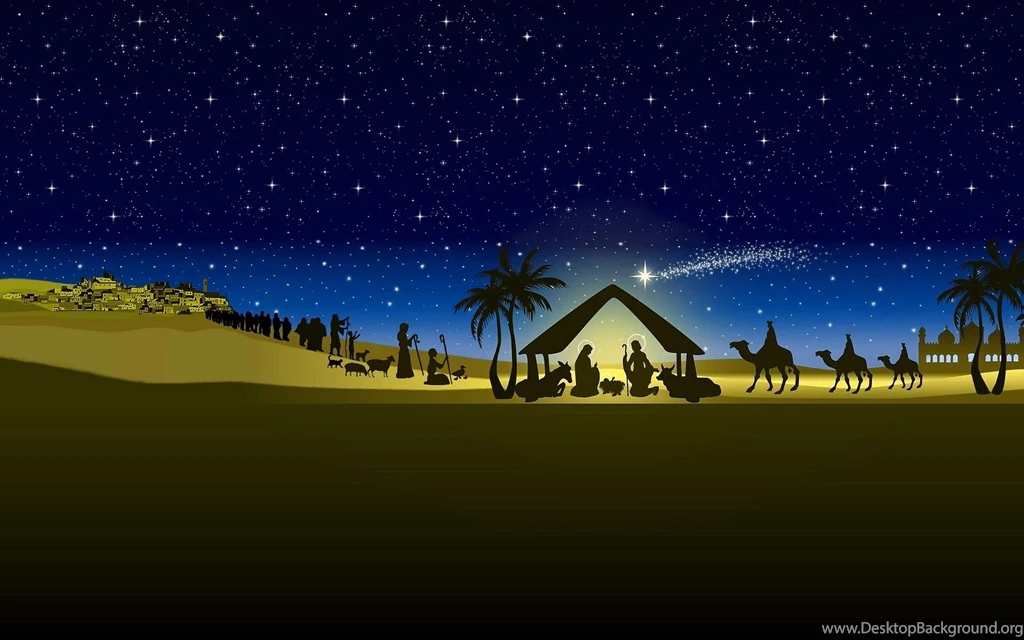 Christmas Nativity Backgrounds Wallpapers Cave