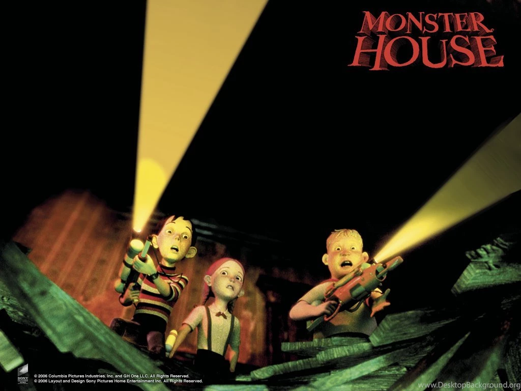 My Free Wallpapers Cartoons Wallpapers : Monster House