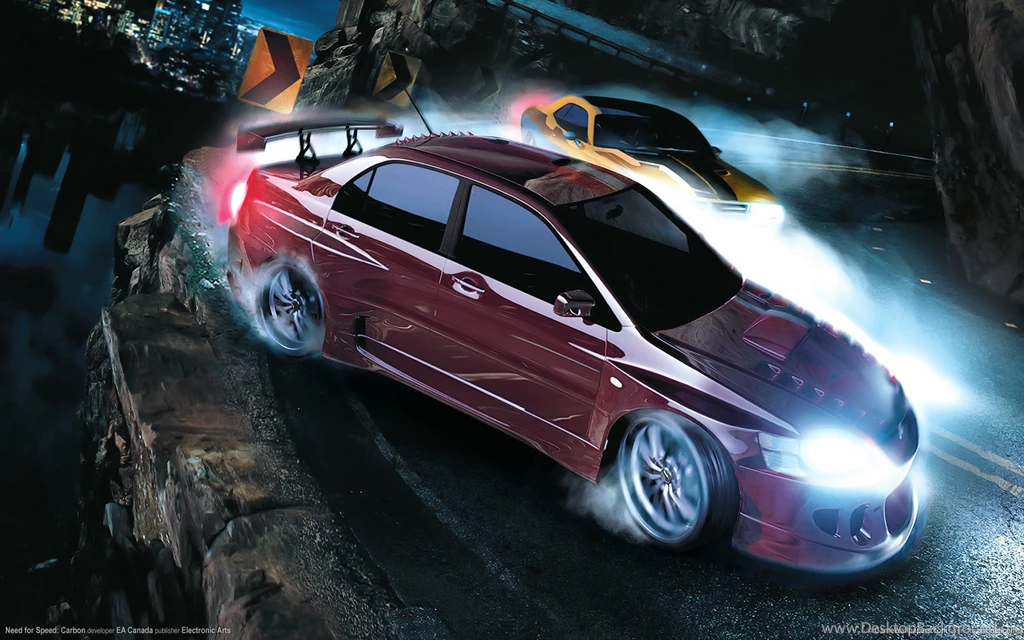 Wallpapers Drifting Speed Duel Canyon Nfs Carbon Nfsc 1920x1200 ...