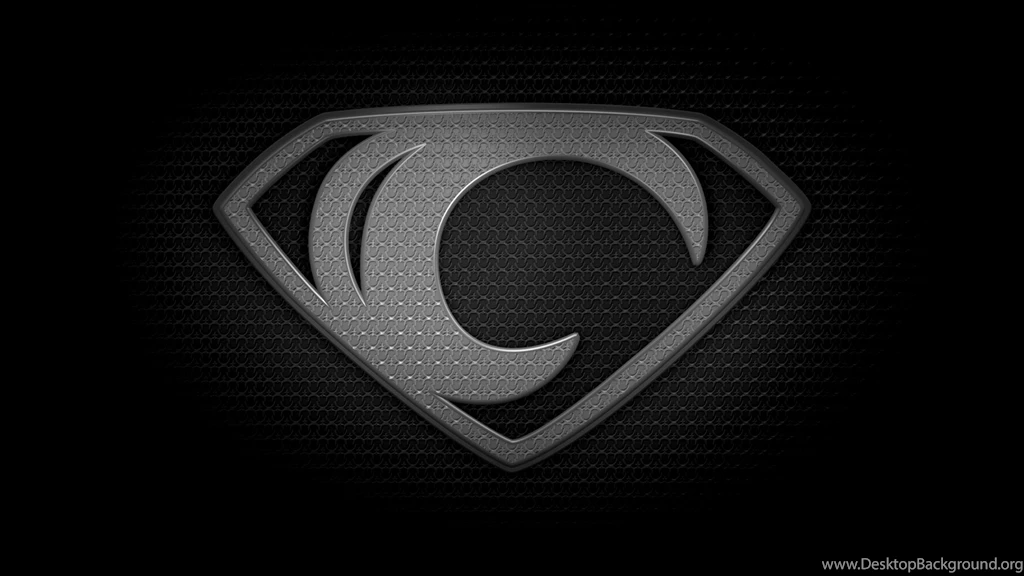 The Letter C In The Style Of “Man Of Steel” – Black And White ...