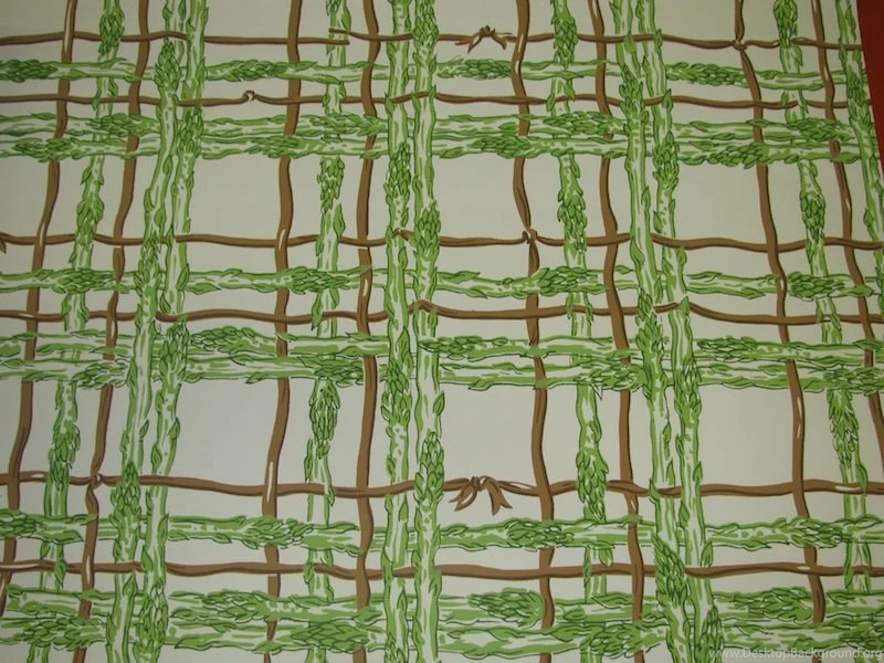 BRUNSCHWIG & FILS 'ASPARAGUS PLAID' TRIPLE ROLL WALLPAPER ...