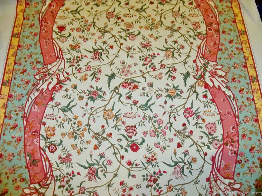 BRUNSCHWIG & FILS MENARS BORDER TOILE FABRIC MELON
