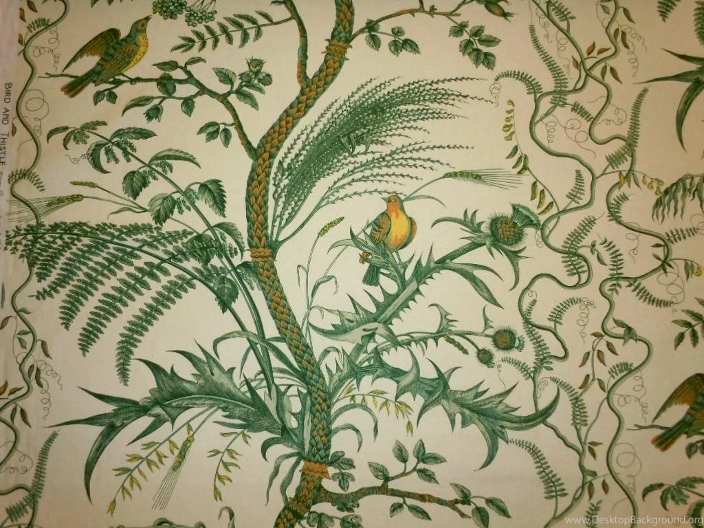 Brunschwig & Fils Bird & Thistle REMNANTS