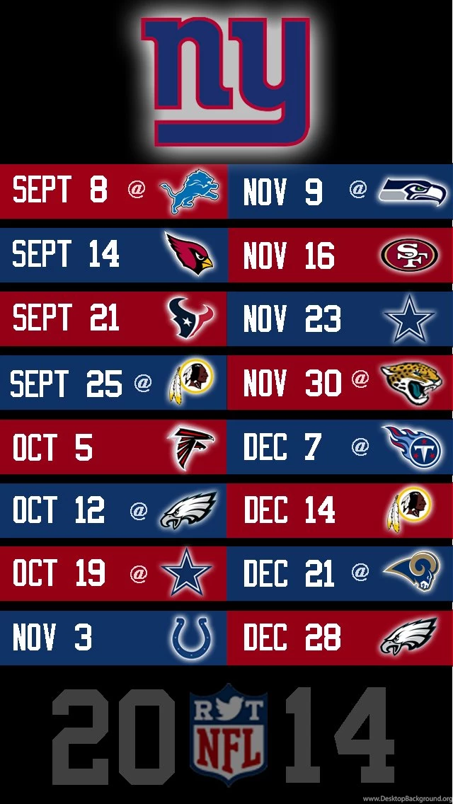 2014 NFL Schedule Wallpapers For iPhone 5   Page 2 Of 8   @NFLRT