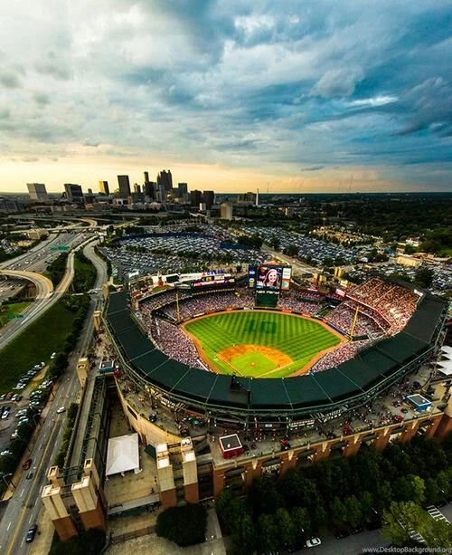 Love This View Of Turner Field Wit The Skyline In The Backgrounds ...