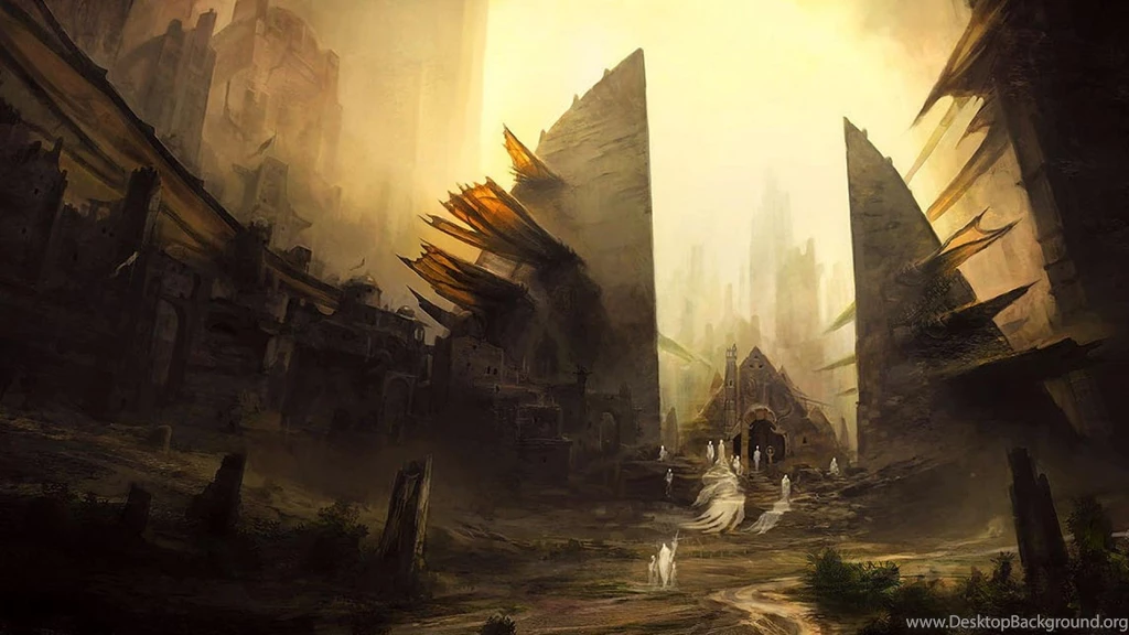 Fantasy City Of Souls Art Hd Wallpapers (