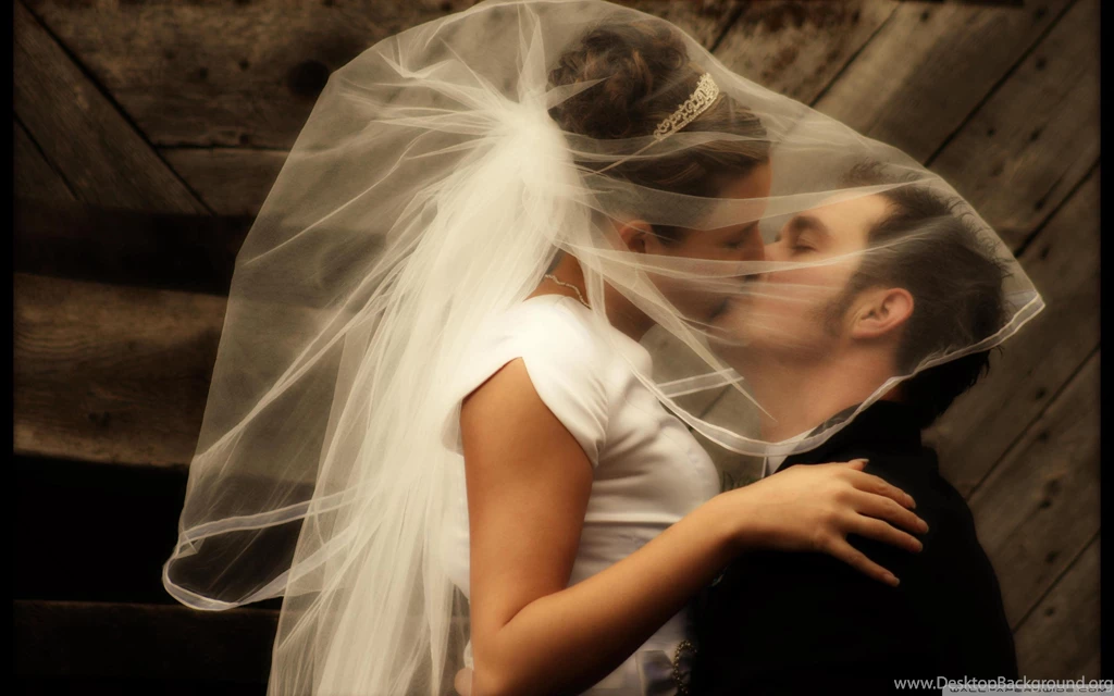Wedding Kiss HD Desktop Wallpapers : High Definition : Fullscreen ...
