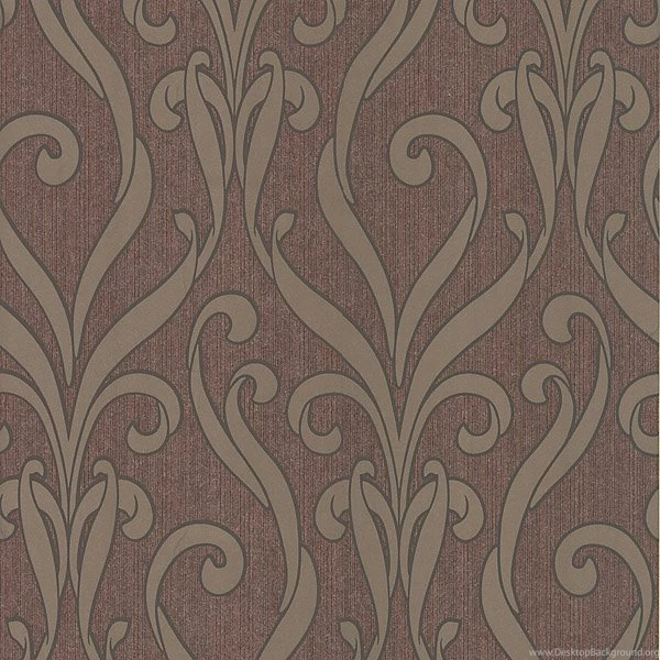 62 65848 Burgundy Swirl Modern Damask Medusa Kenneth James ...
