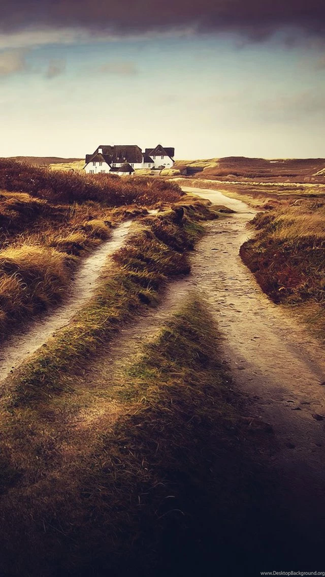 Dirt Road iPhone 5s Wallpapers