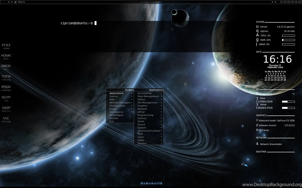 Ubuntu Fluxbox Desktop By Kovacsciprian On DeviantArt
