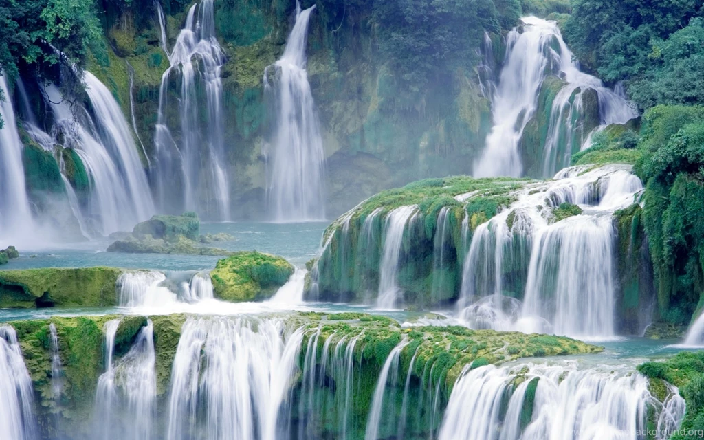 Waterfall HD Wallpapers & Backgrounds Mountain Nature Pics ...
