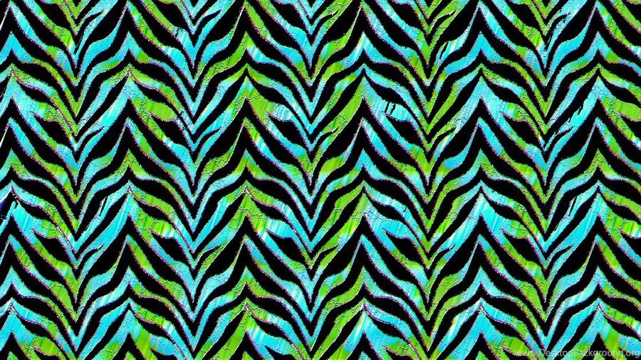 Blue And Green Zebra By Angelbluewolf On DeviantArt