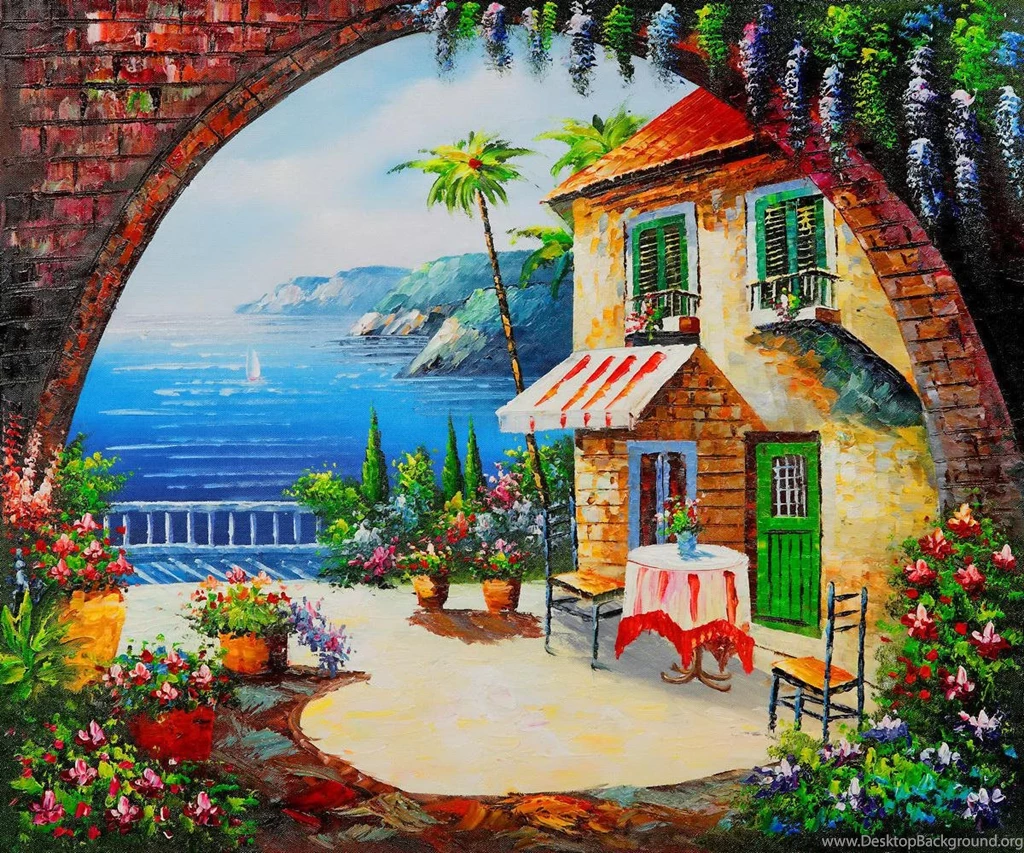 Mediterranean Scene (