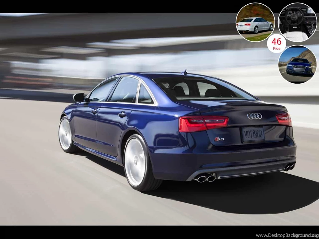 Audi S6 US Version (2013) Estoril Blue Rear